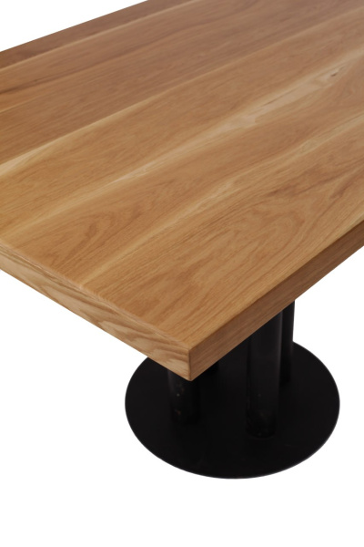 картинка Столешница квадратная 80*80 из дубовых ламелей от компании CORSASTYLE